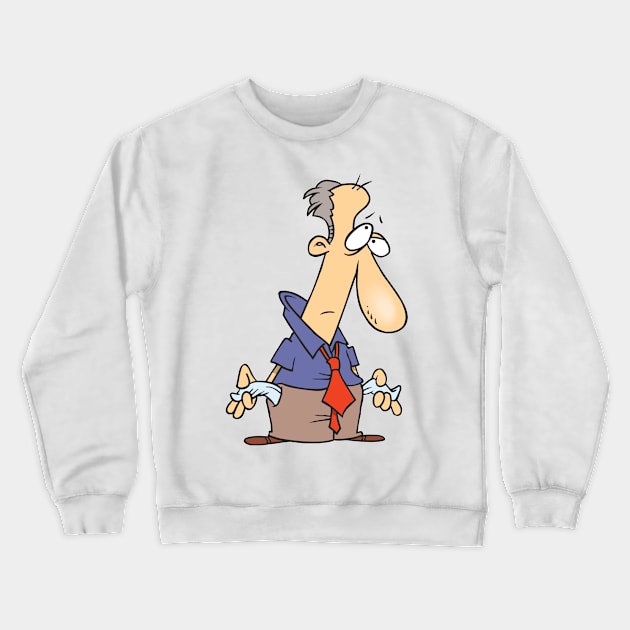 Design I'm poor Crewneck Sweatshirt by man_reda